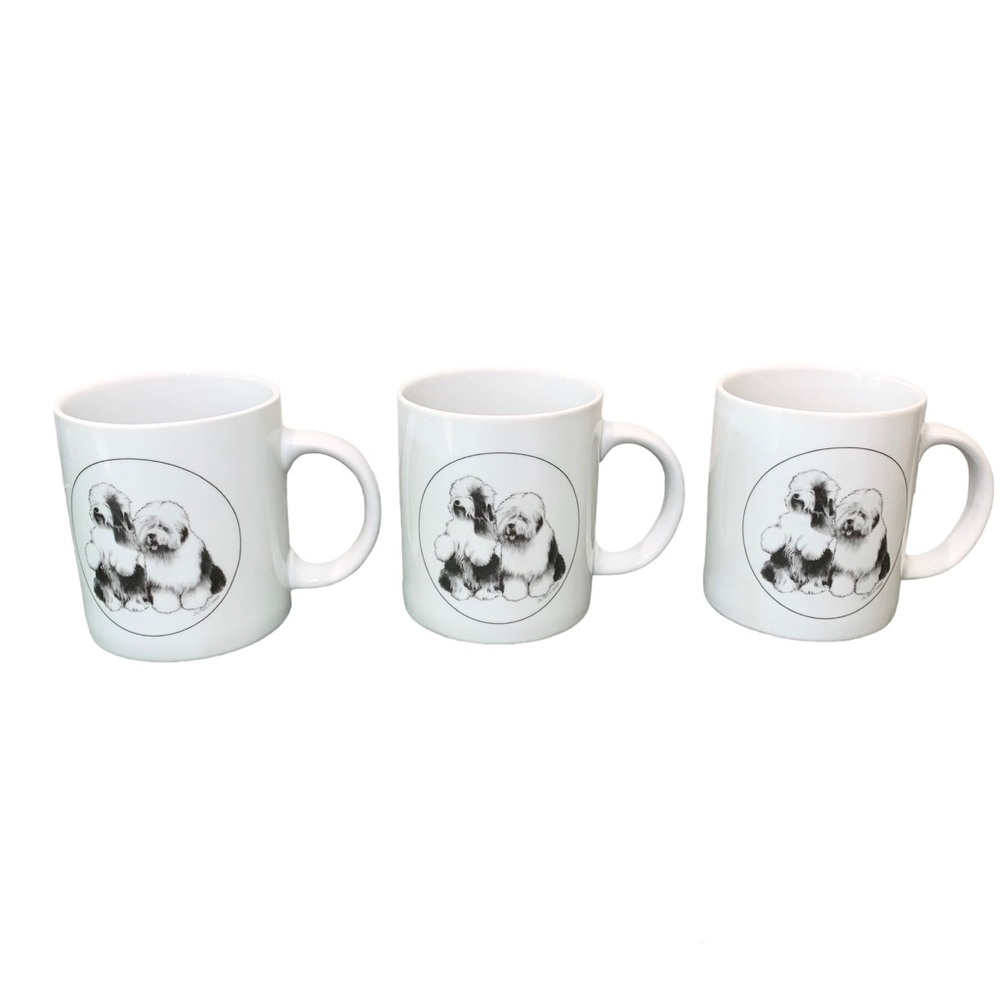Cuebba Designs Mugs Sheepdogs Set of 3